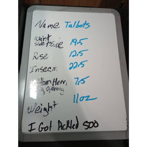 Talbots Pants Ladies 20WP Blue Capri - Picture 8 of 9